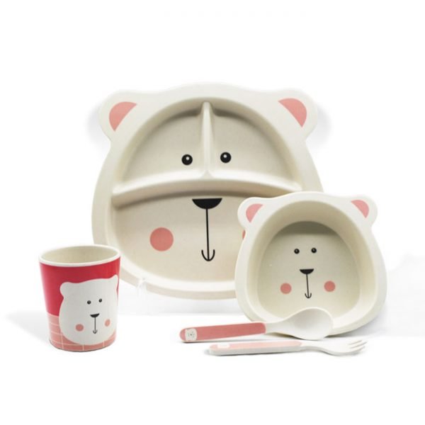 Cute polar bear white dinnerware sets available