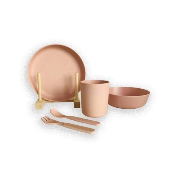 Aveco dinnerware set modern with cutlery set