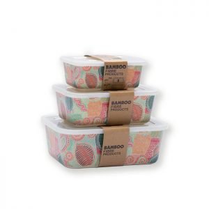 Aveco S M L Rectangle food storage containers