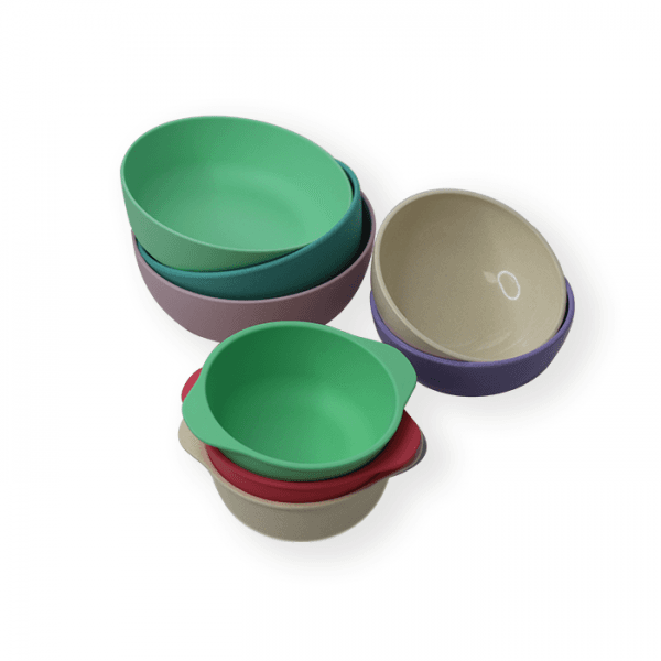 3 items 100% eco friendly PLA bamboo fiber bowl