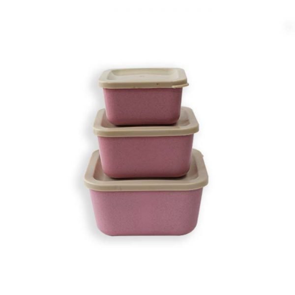 Aveco solid color microwave safe food container plastic