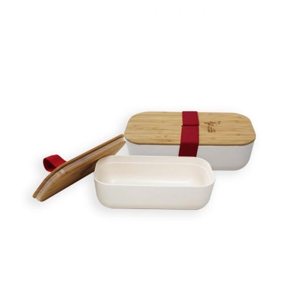 750ML bamboo lunch box with a special groove inside