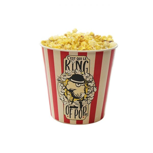 Aveco popcorn bucket reusable bamboo fiber container