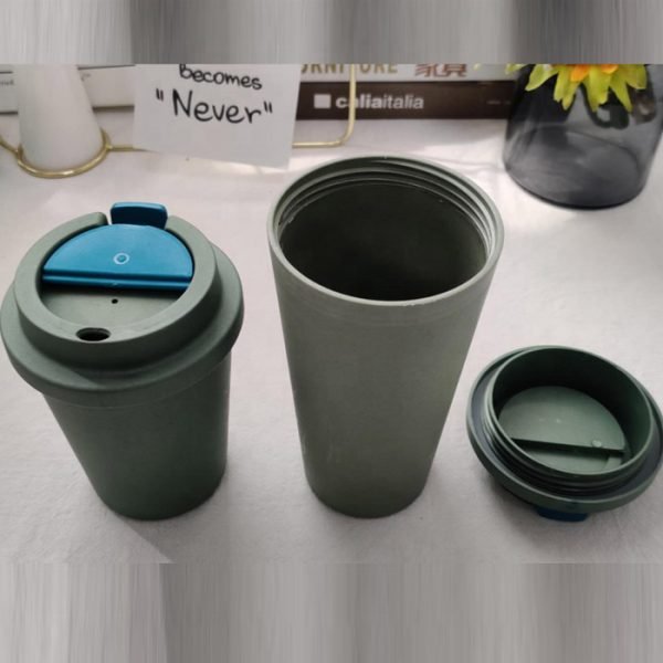 450ML non-spill off bamboo fiber with PLA coffee cup (1)