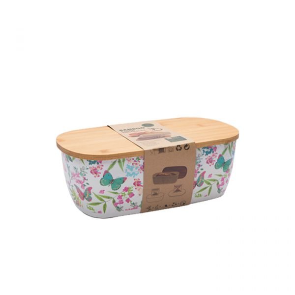 Aveco ABF717 food storage bins bread box with paper sleeve (1)