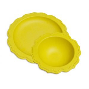 BPA-free-yellow-color-sunflower-dinnerware-sets