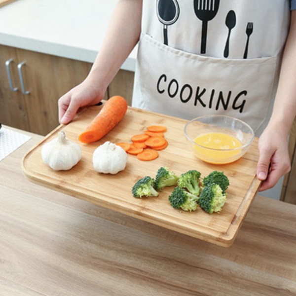 Thicken bamboo cutting board easy to clean and hangable