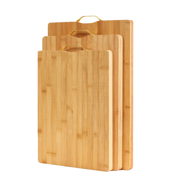 Amazon hot cutting board set wholesale with gold handle
