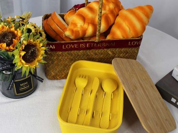 hot yellow 2 layer lunch boxes for school with cutlery set easy to carry (4) hot yellow 2 layer lunch boxes for school with cutlery set easy to carry (4)